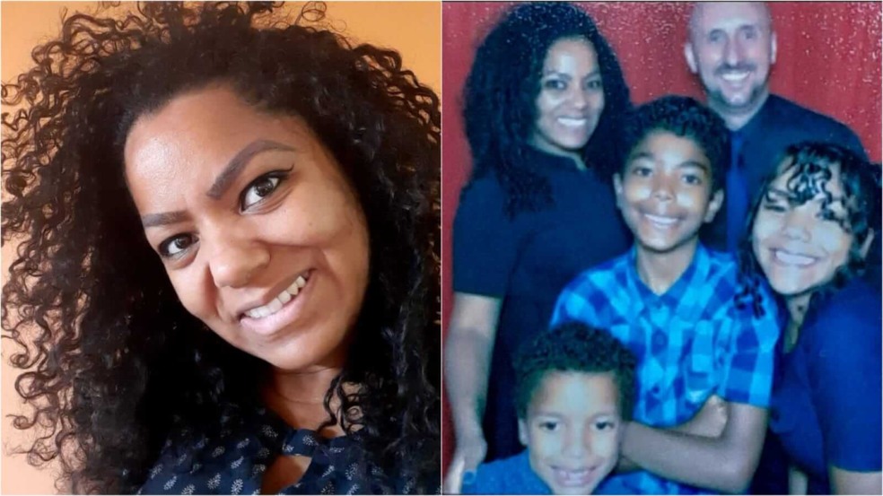 Mulher de um lado, foto de família