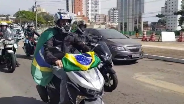 Manifestação em Jundiaí