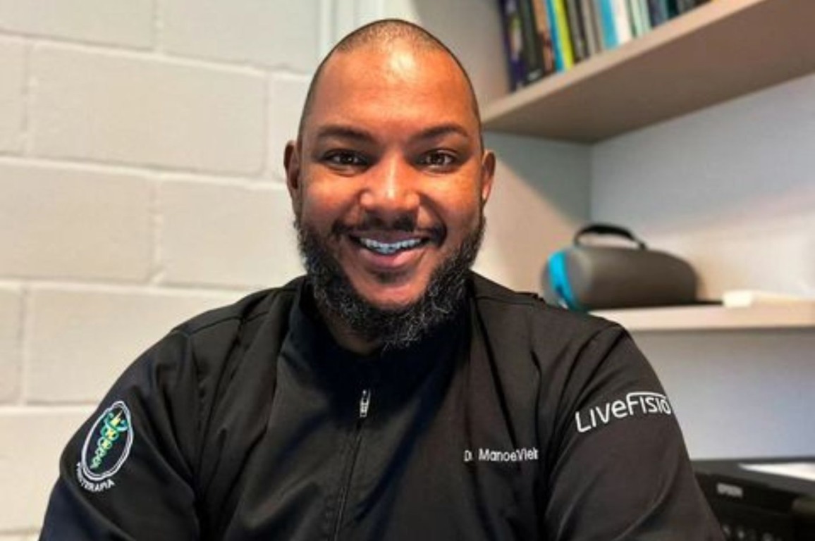 O fisioterapeuta Manoel Vieira de Souza