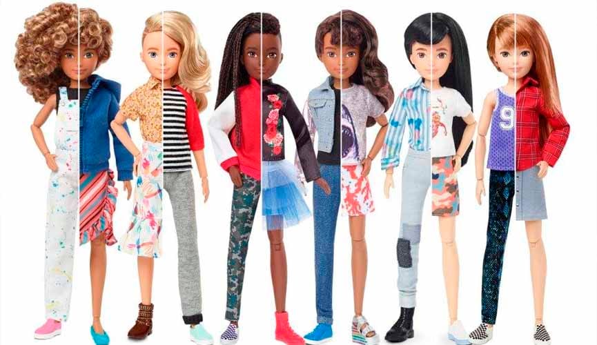 Mattel lança linha da Barbie sem gênero definido