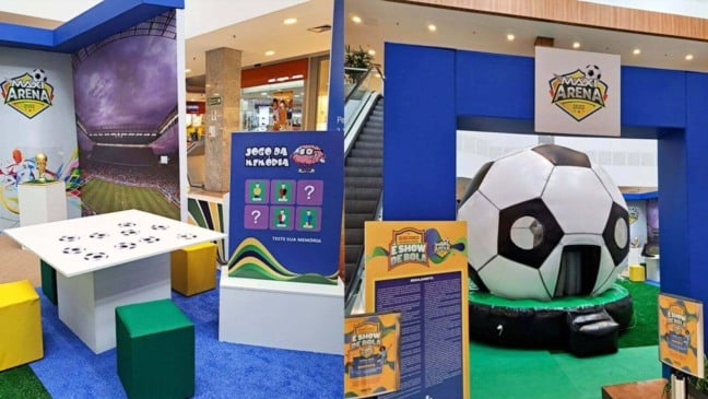 Espaço de jogos no Foto: Maxi Shopping Jundiaí