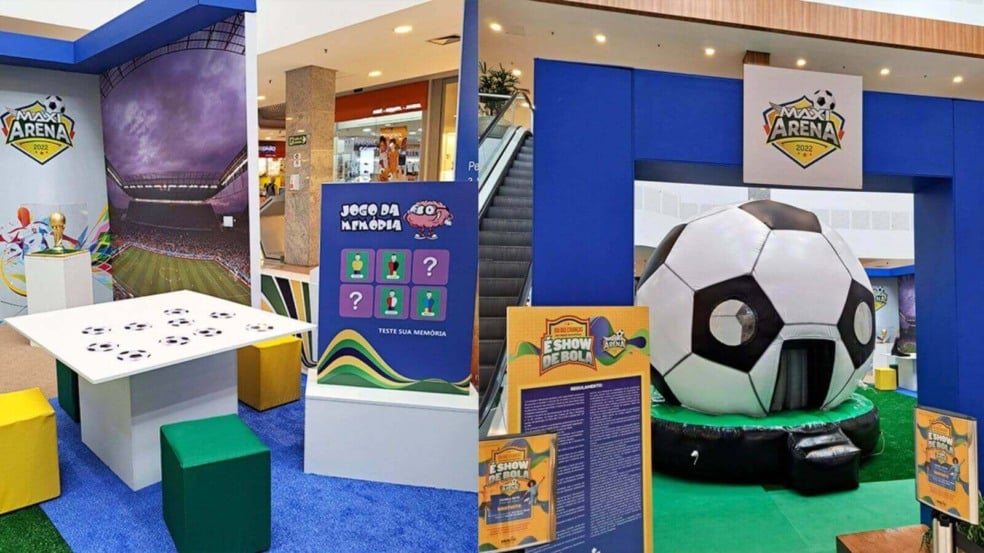 Espaço de jogos no Foto: Maxi Shopping Jundiaí