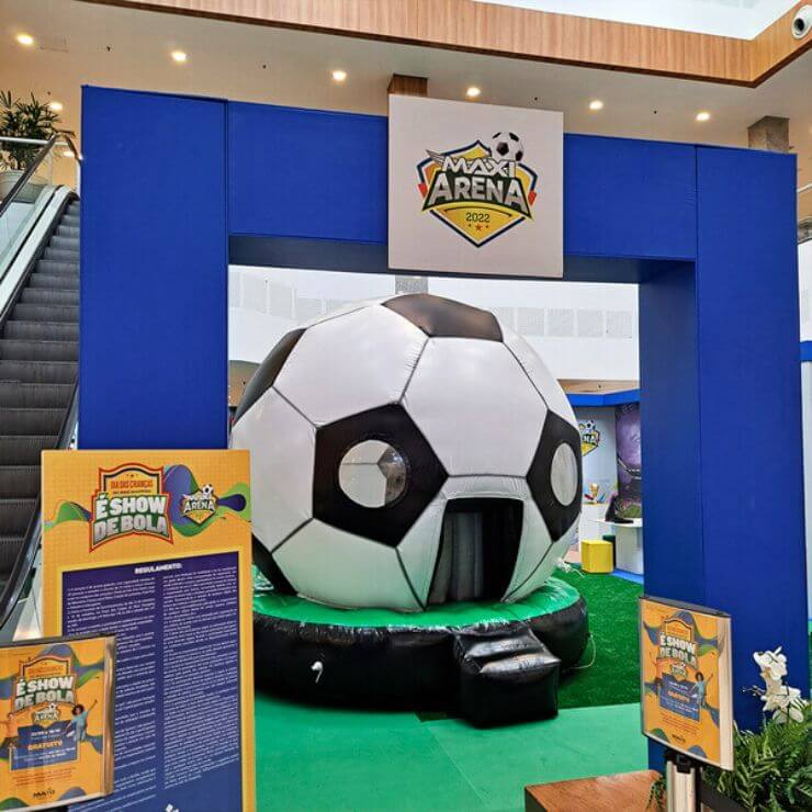 Espaço de jogos no Foto: Maxi Shopping Jundiaí