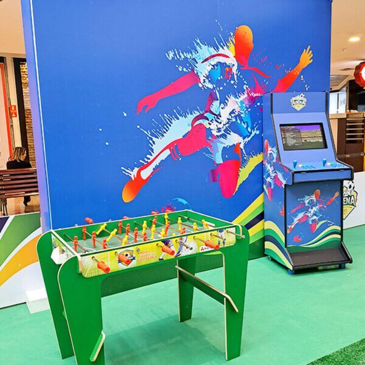 Espaço de jogos no Foto: Maxi Shopping Jundiaí