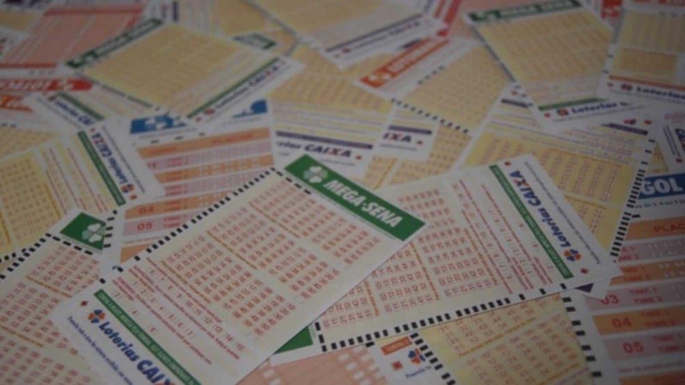 Foto de bilhetes da mega-sena