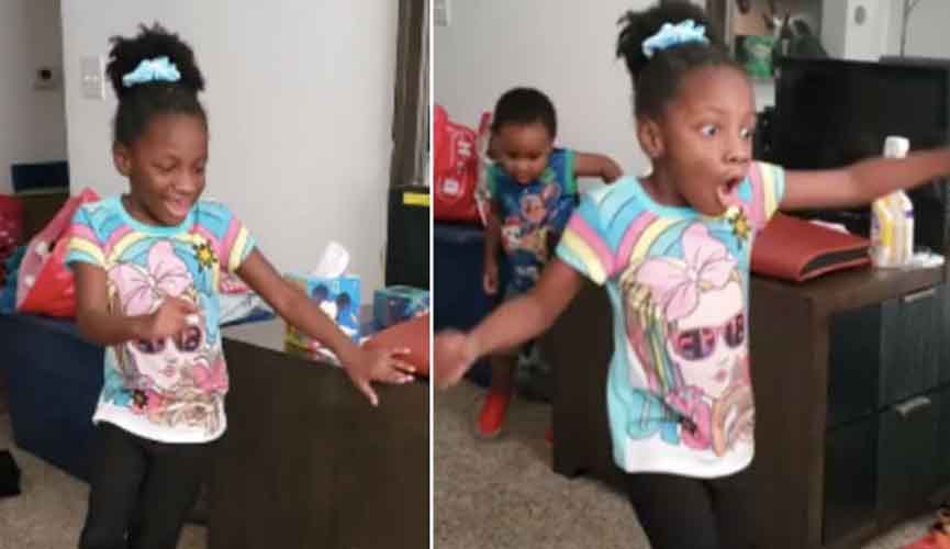 Menina com paralisia cerebral anda pela primeira vez em vídeo emocionante