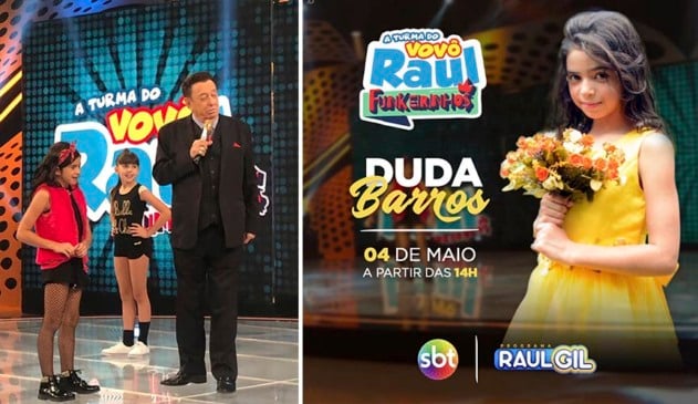 menina de louveira participa do raul gil