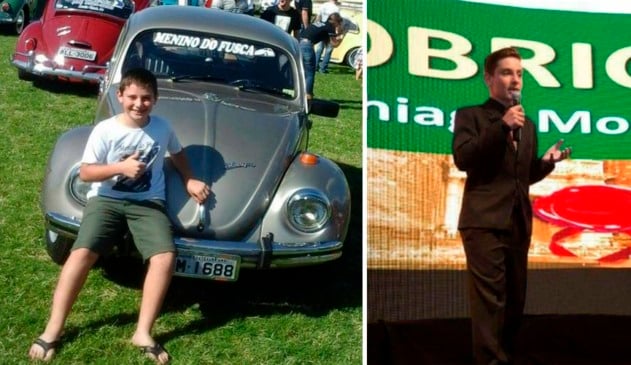 Menino guarda moedas desde os 7 anos, compra Fusca aos 10, e vira palestrante aos 13