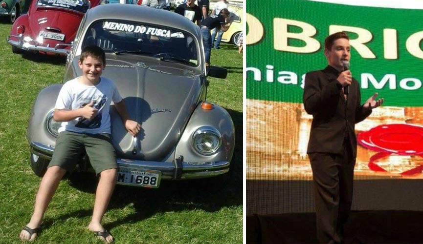 Menino guarda moedas desde os 7 anos, compra Fusca aos 10, e vira palestrante aos 13 Menino guarda moedas desde os 7 anos, compra Fusca aos 10, e vira palestrante aos 13