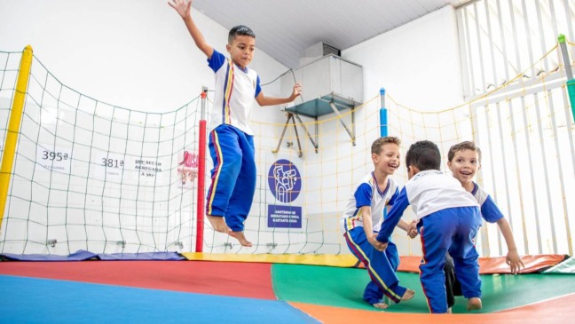 Apresentação em escola municipal de Itupeva