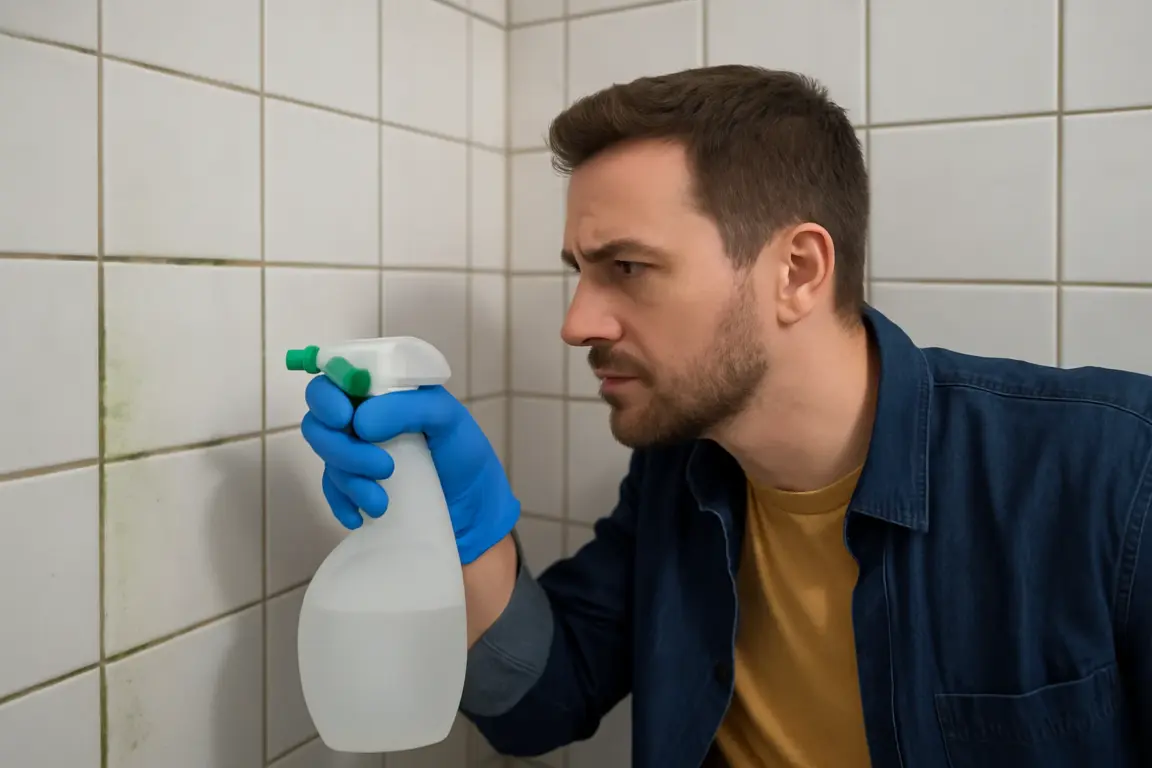 Mistura caseira tira limo de azulejo em 5 minutos sem esforço