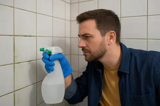 Mistura caseira tira limo de azulejo em 5 minutos sem esforço