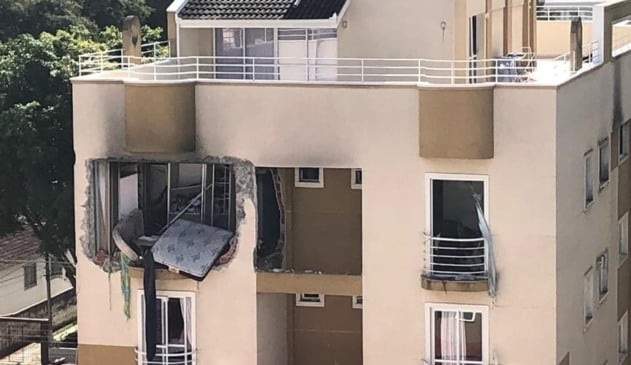Explosão em prédio