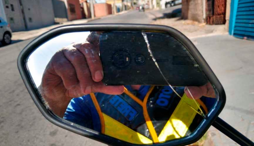 Motoboy Xororó se envolve em acidente