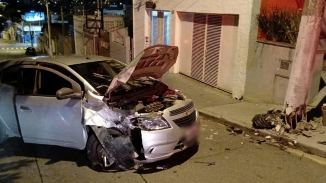 Acidente rua Messina