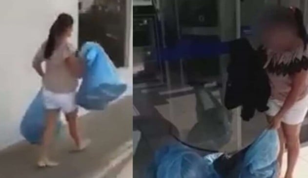 Mulher leva roupas do marido para amante em agência bancária