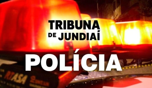 Logo da Tribuna de Jundiaí com sirene do carro da polícia