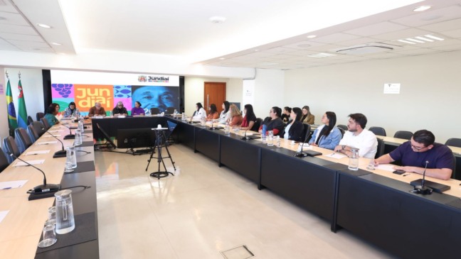 Reunião na Pref. de Jundiaí