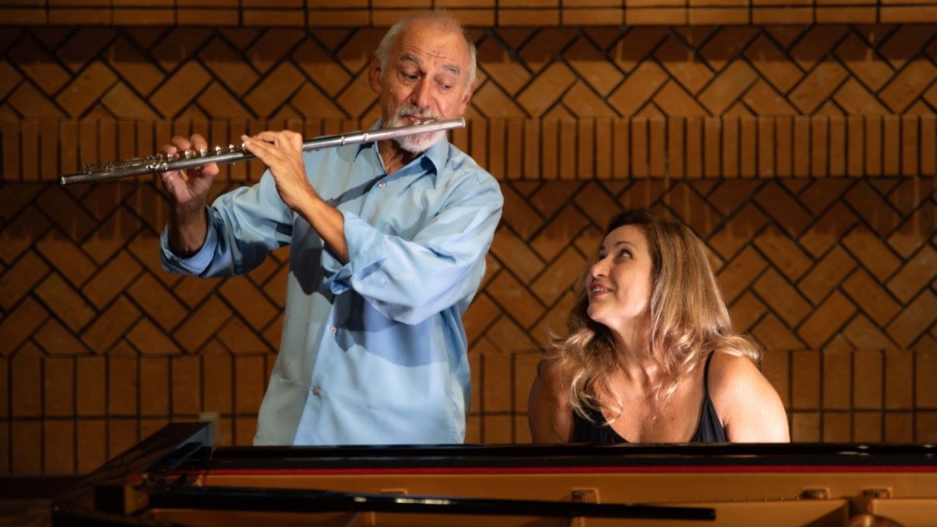 Heloísa Fernandes – piano e Toninho Carrasqueira – flauta