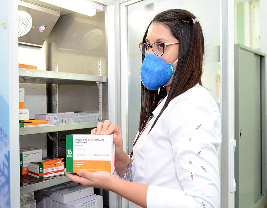 Vacinação em Várzea Paulista. (Foto: Divulgação)