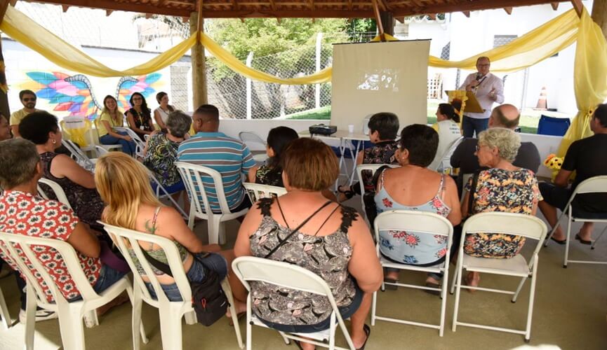 Encontro faz parte das ações desenvolvidas mensalmente com a comunidade da unidade