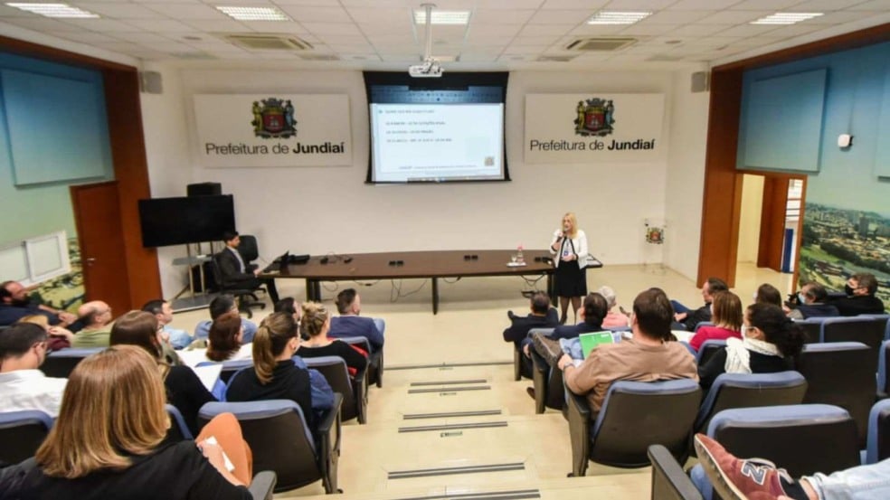 apresentação realizada na tarde de sexta-feira, no auditório do Paço (Foto: Prefeitura de Jundiaí)