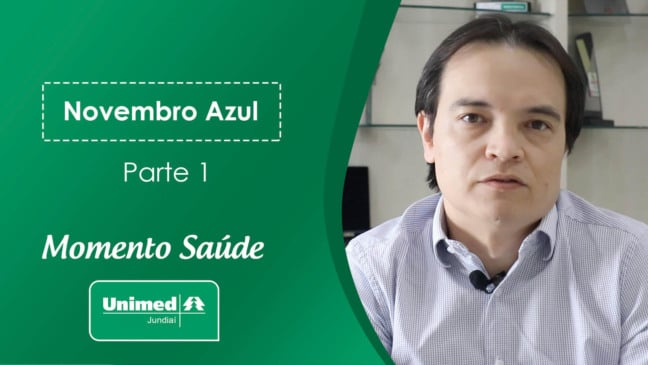 Thumb de vídeo da Unimed com médico em fundo verde