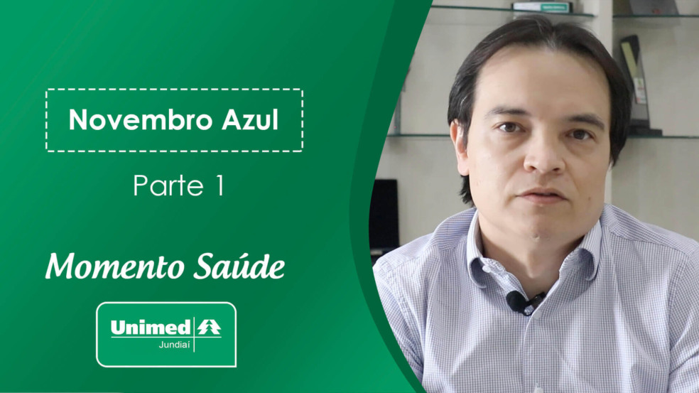 Thumb de vídeo da Unimed com médico em fundo verde