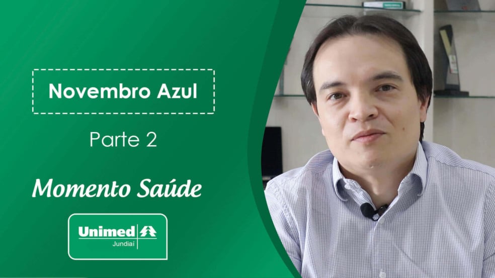 Thumb de vídeo da Unimed com médico em fundo verde