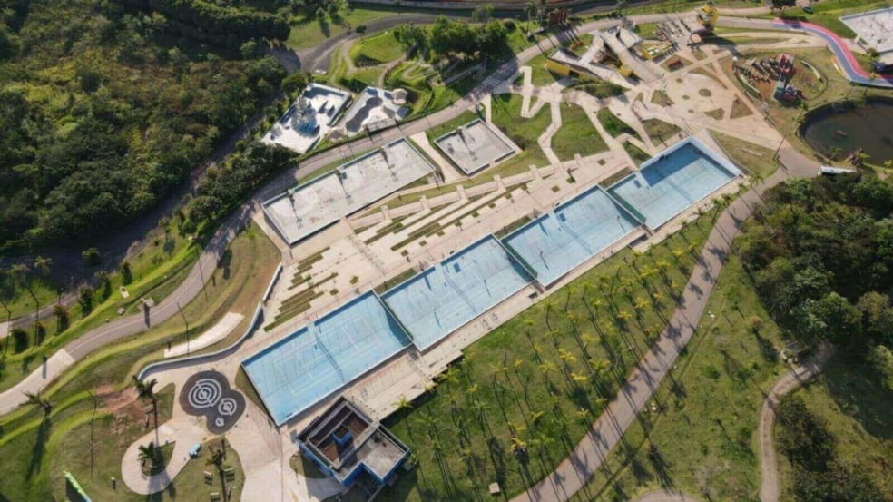 Quadras esportivas do Mundo das Crianças de Jundiaí