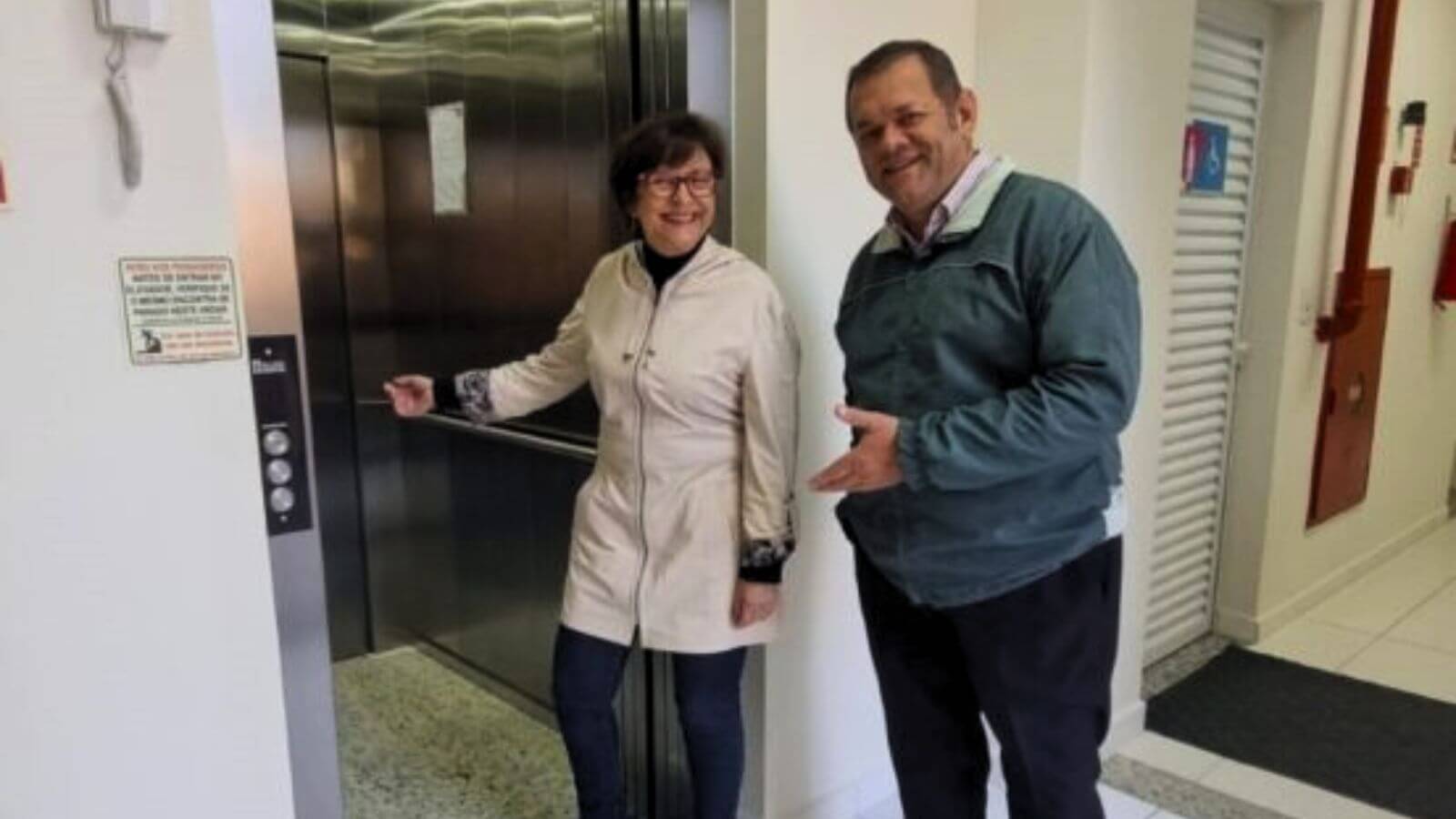 Novo elevador na APAE de Jundiaí