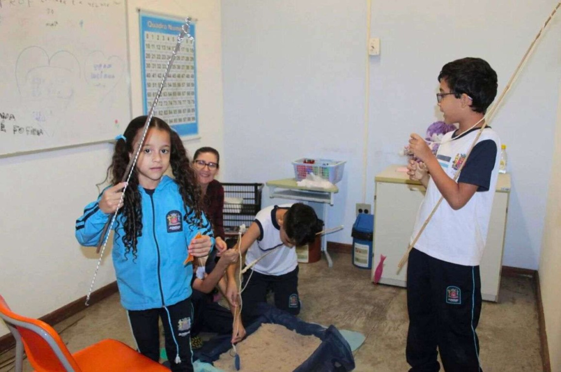 Estudantes participam de atividades juninas no Núcleo de Apoio à Aprendizagem