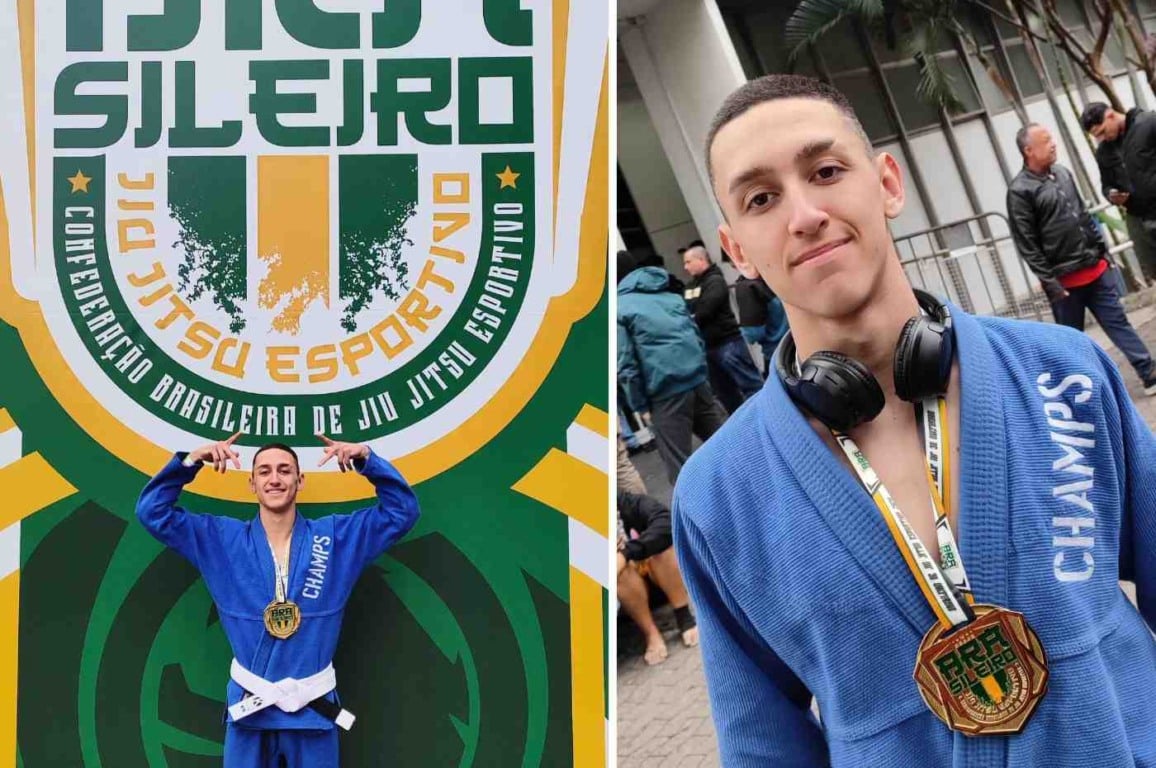 O lutador jundiaiense Murillo da Silva Cruz, o Caramelo, é campeão brasileiro em 2024