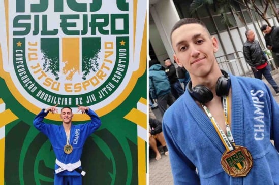 O lutador jundiaiense Murillo da Silva Cruz, o Caramelo, é campeão brasileiro em 2024