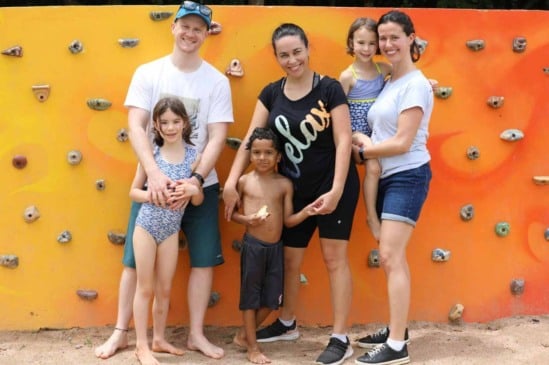 “O parque é maravilhoso, ficaríamos aqui o dia todo”, conta Aline Souza. Foto: Prefeitura de Jundiaí