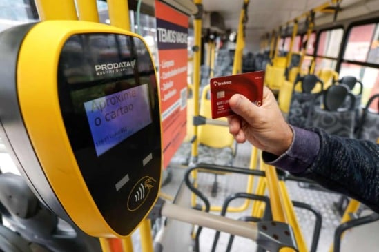 Pagamento com cartão de crédito e débito cresce no transporte público de Jundiaí
