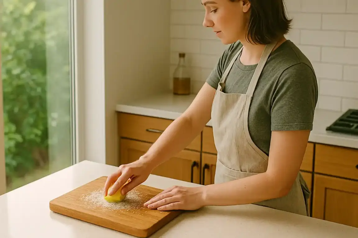 O que fazer se a tábua de madeira estiver com cheiro de carne