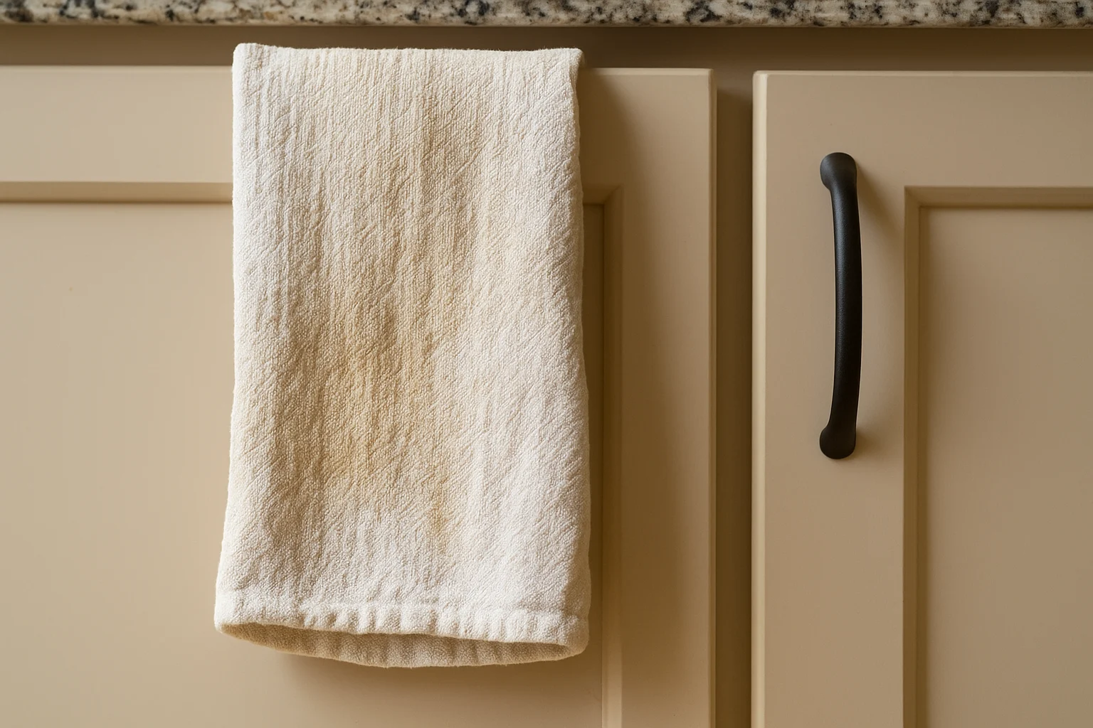 O que fazer se o pano de prato estiver duro e cheio de sabão