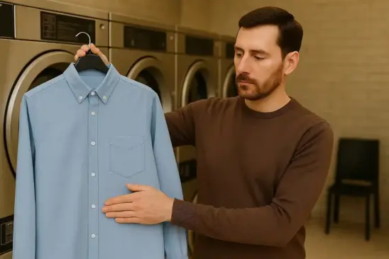 O truque das lavanderias para roupa que parece passada a ferro