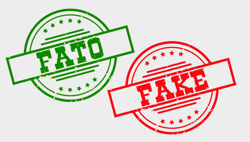 Carimbos de fato ou fake