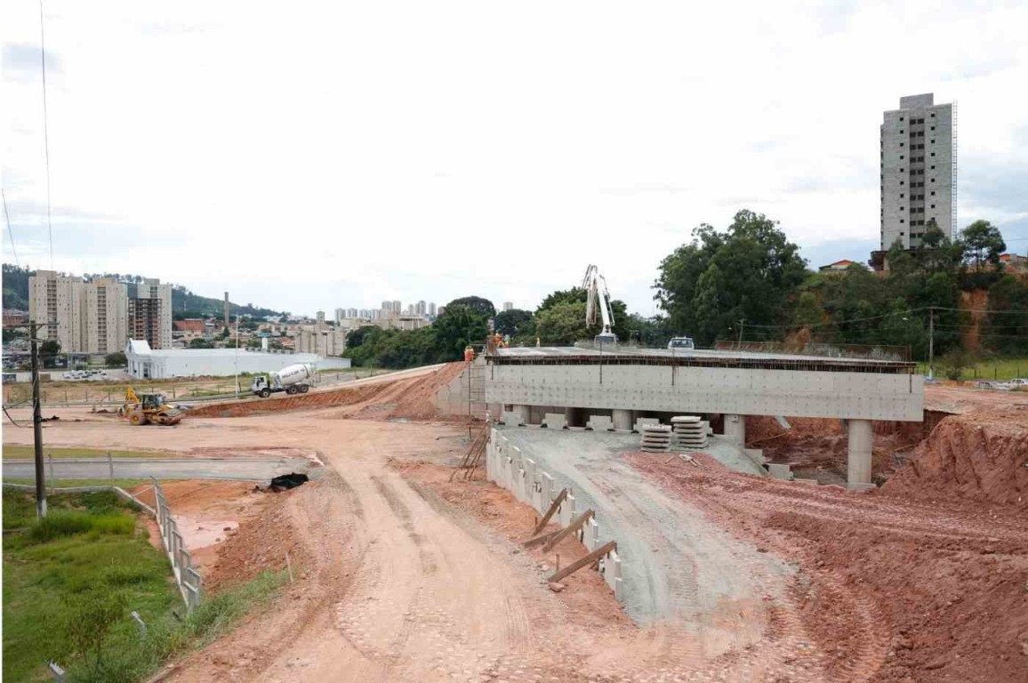 Obras do Complexo Viário Samuel Martins. Foto: Prefeitura de Jundiaí Obras do Complexo Viário Samuel Martins. Foto: Prefeitura de Jundiaí