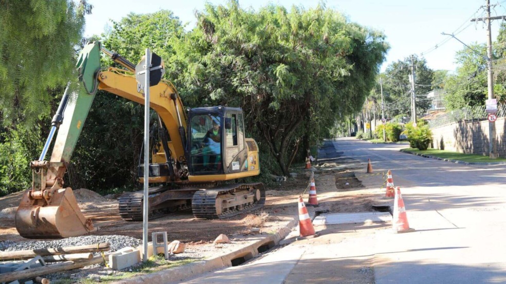 Obras da DAE Jundiaí no Vetor Oeste