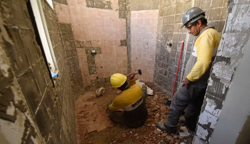 Começaram as obras de reforma do HSV