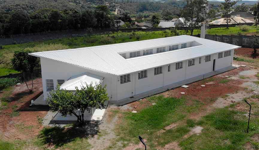 foto aérea de UBS em jundiaí foto aérea de UBS em jundiaí