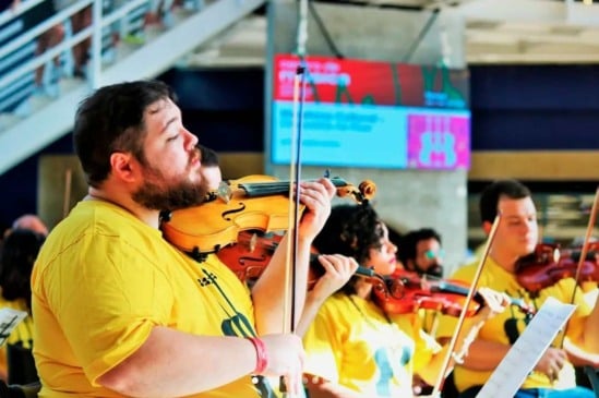 Orquestra na Rua. Foto: Divulgação