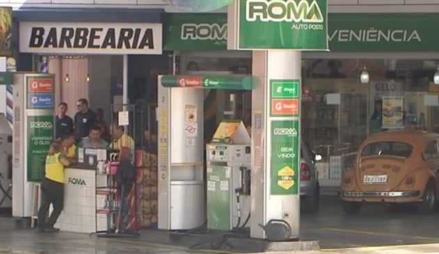 Posto de combustível em Itatiba