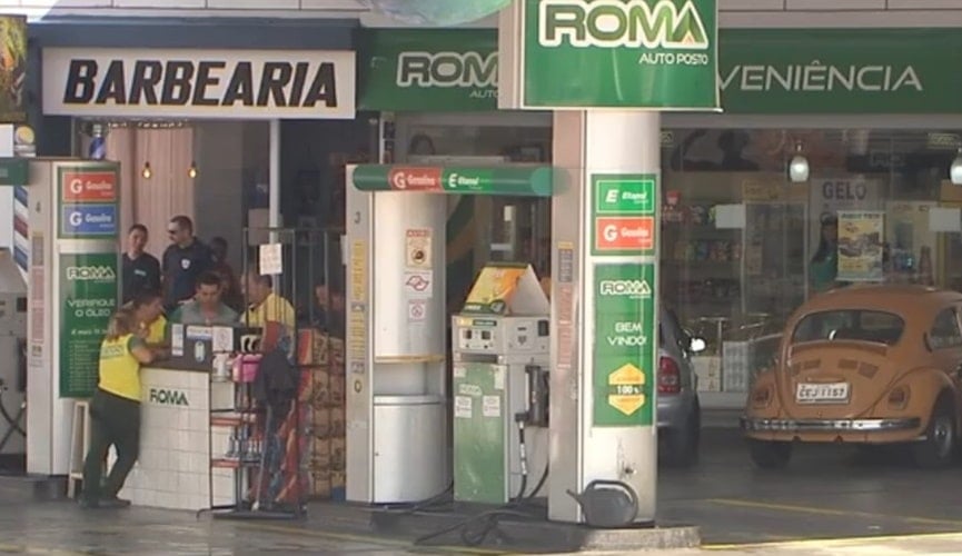 Posto de combustível em Itatiba