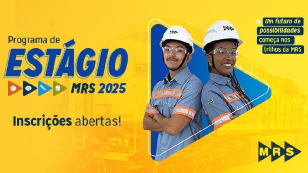 Banner informativo do programa de estágio.