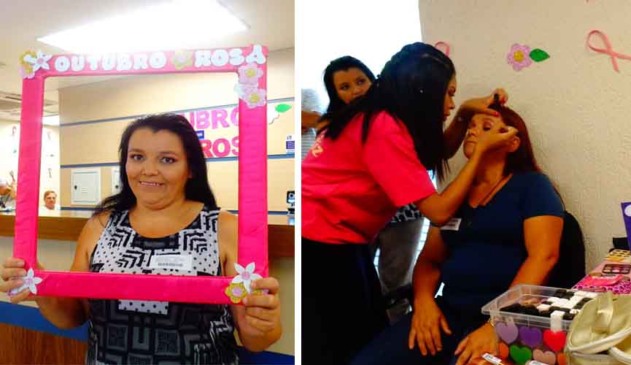 Pacientes oncológicas do São Vicente recebem ação especial para renovar a autoestima