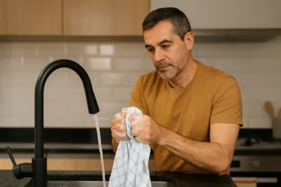 Pano de prato errado pode estar contaminando sua cozinha
